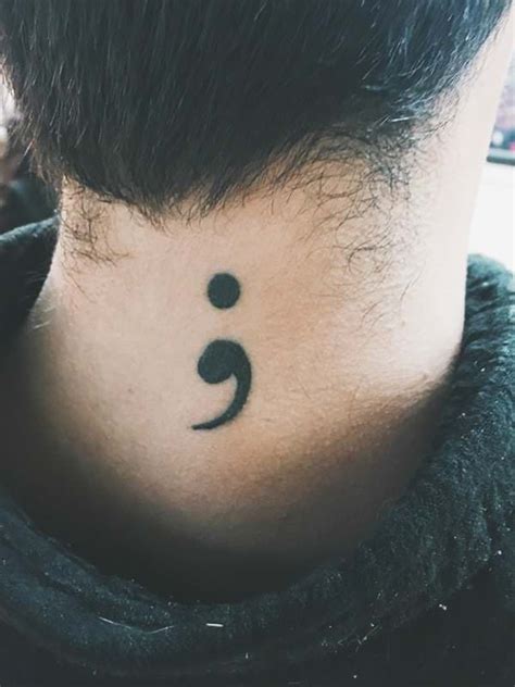 85 Semicolon Tattoo Designs and Their Meaning .